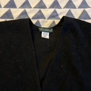 Black wool wrap